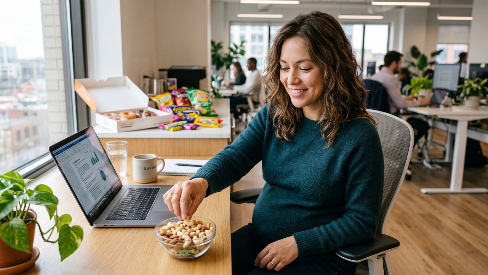 Maintaining good eating habits for pregnant women requires limiting sugary treats made with refined sugars