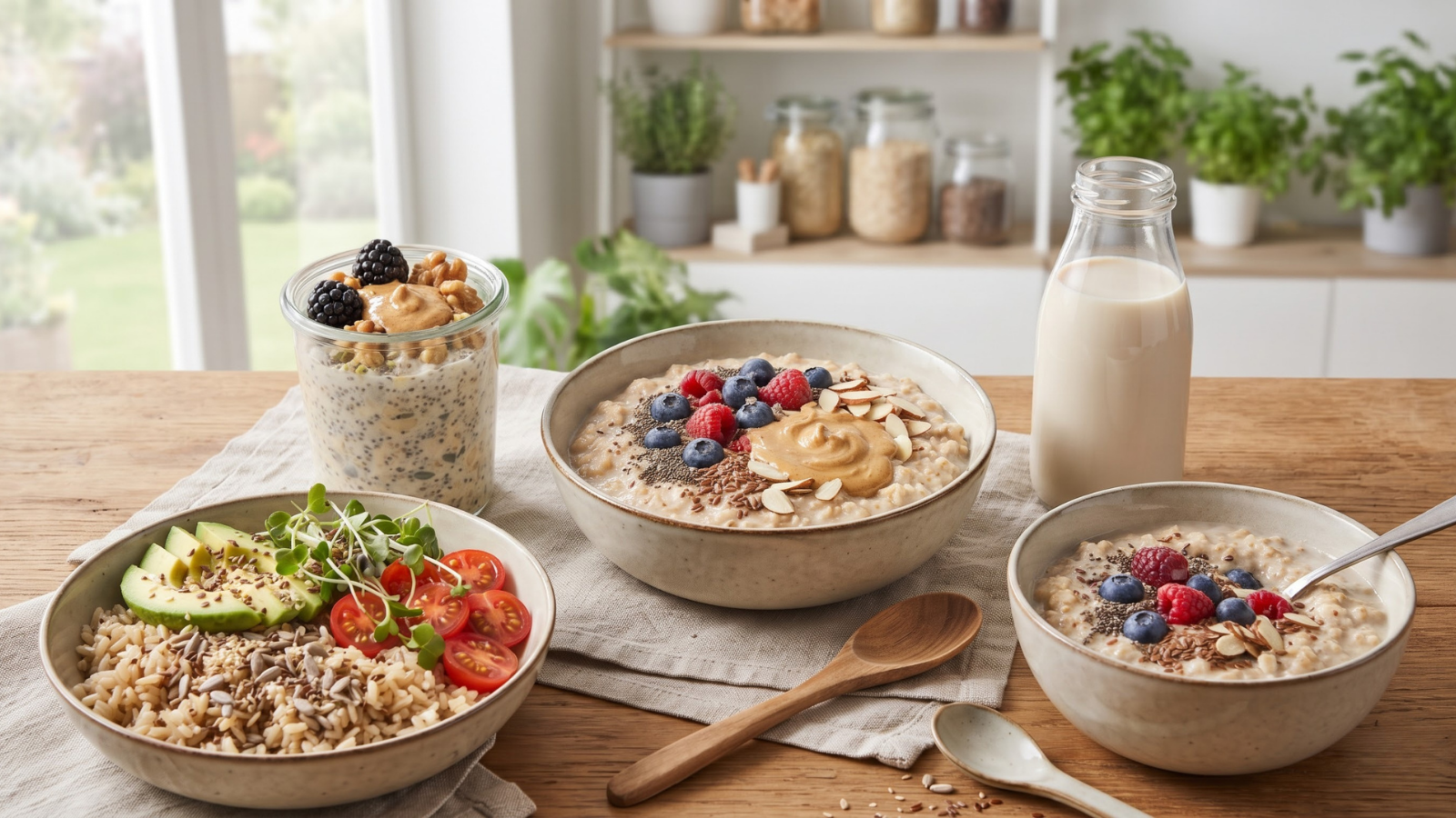 Mixing-nuts-into-oatmeal-delivers-sustained-release-energy