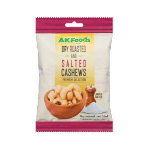 Dry Roasted Salted Cashews 100g