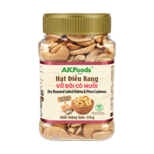 Hạt điều rang vỡ đôi có muối 250g