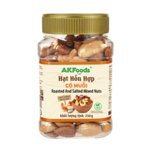 Hạt Hỗn Hợp Có Muối AKFoods Hũ 250g