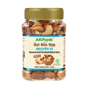 Hạt Hỗn Hợp Nguyên Vị AKFoods Hũ 250g