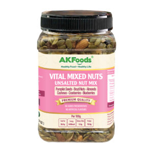 Unsalted Nut Mix 1 kg | Vital Mixed Nuts