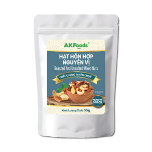 Hạt Dinh Dưỡng Hỗn Hợp Nguyên Vị AKFoods Túi 55g