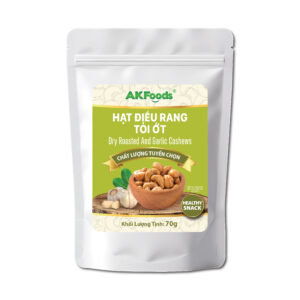 Hạt Điều Tỏi Ớt AKFoods Túi 70g